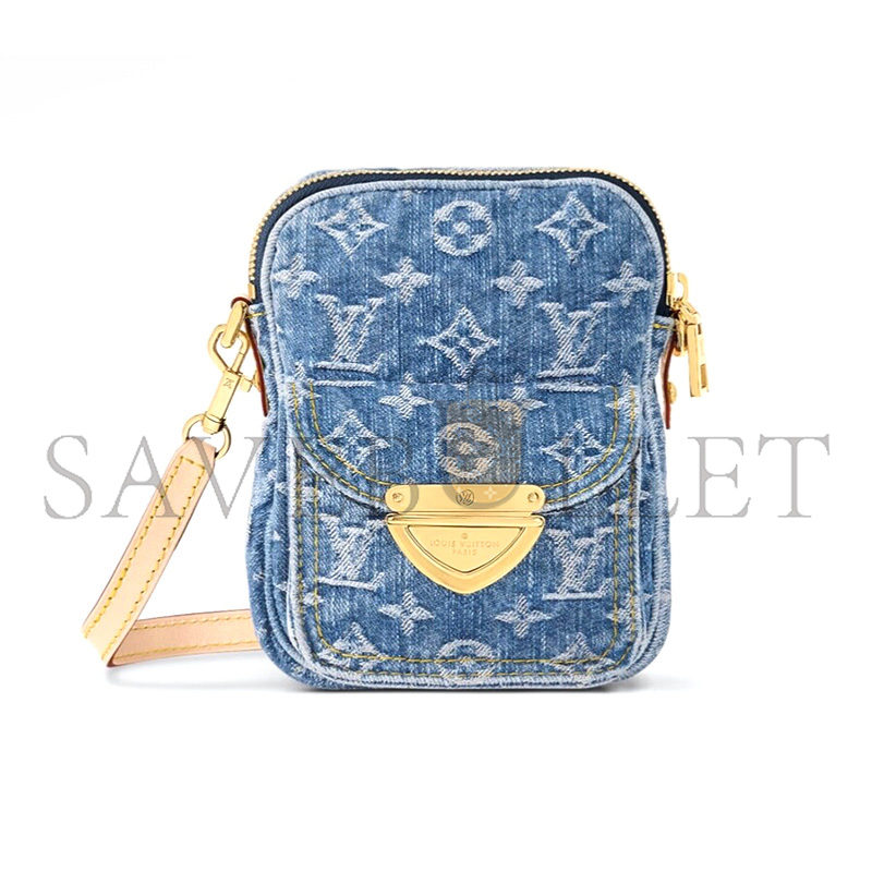 LOUIS VUITTON DENIM POCHETTE FAIRFAX SHOULDER BAG M82948 (18*14*2.7cm) 